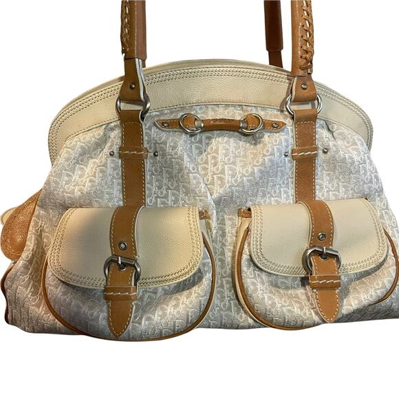 Christian Dior Monogram Large My Dior Frame Pocket Satchel - Picture 2 of 4